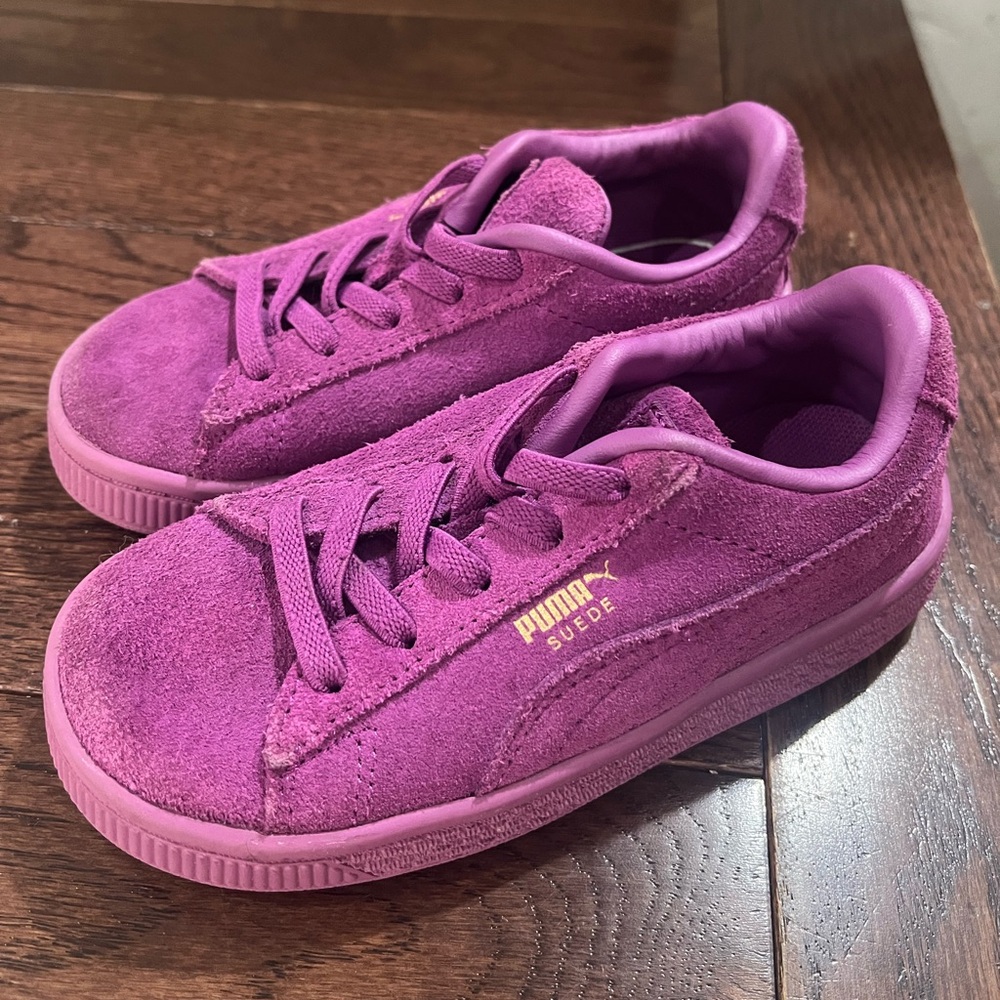 Slip on toddler suede puma shoes
